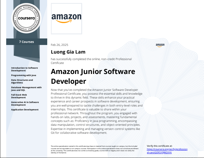 Certificate 2